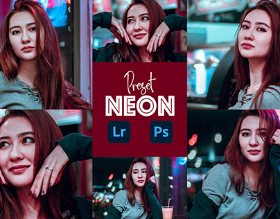 Neon Effect Photoshop Preset