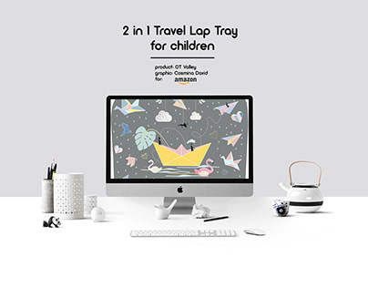 Travel Lap Tray for kids