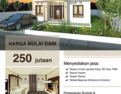 Flyer for CV Gudang Karya Property