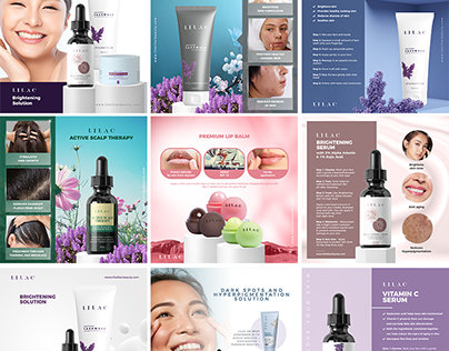 Skin Care Brand Social Media & A+ Content Designs