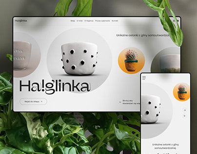 Ha!glinka - web design