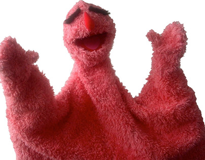 Puppetry, Muppet, pink, monster, happy