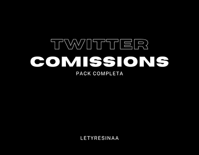 Twitter - Comissions! Packs completas