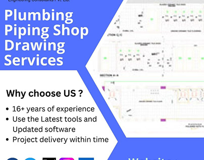 Plumbing Piping Shop Drawing Services