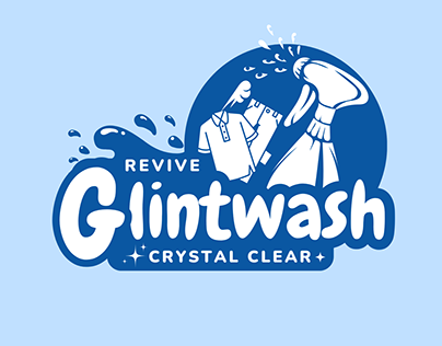 Glintwash Cleaner LOGO Design