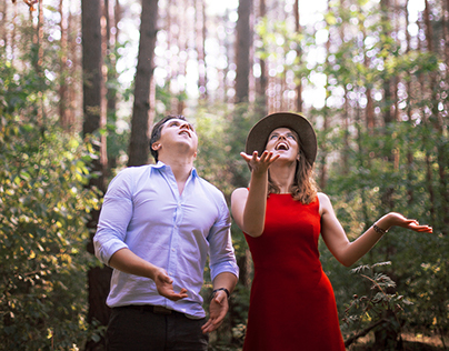In the woods || Couple photoshoot with Eglė & Jurijus