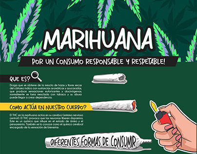Infografía - Consumo responsable de la marihuana.