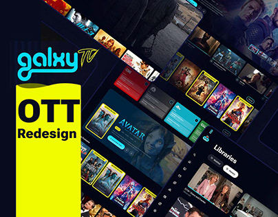 Galxy.tv OTT platform redesign