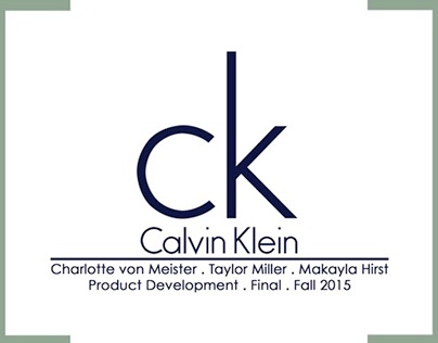 Calvin Klein Product Development