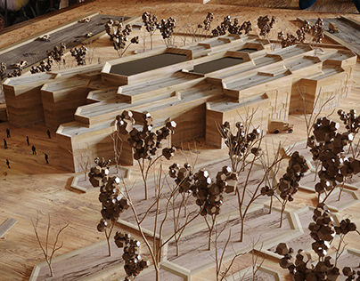 CGI-Wooden Architectural Model