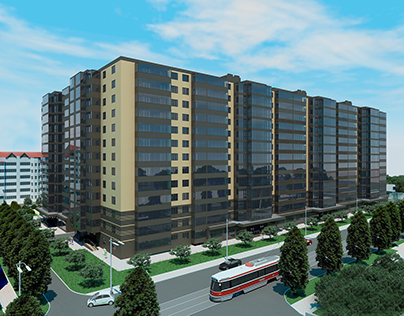 Commercial visualization of residential complex
