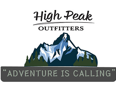 High Peak Outfitters Logo Design