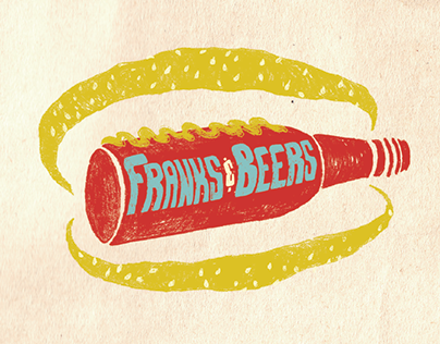  | Franks & Beers Hot Dog and Beer Pairings | Branding