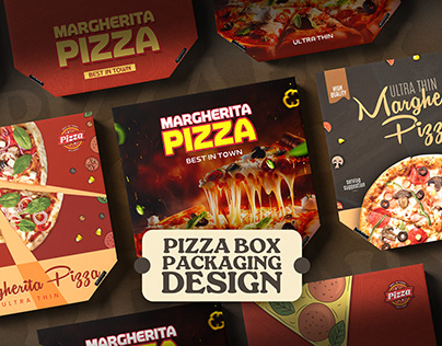 Pizza Box Packaging Design · Food Packaging Design