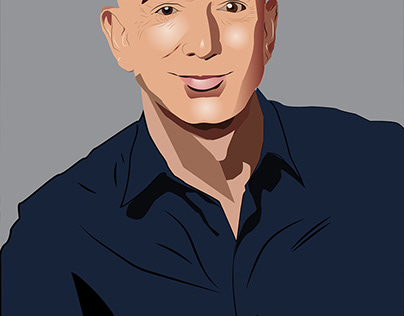 Project thumbnail - Jeff Bezos Illustration