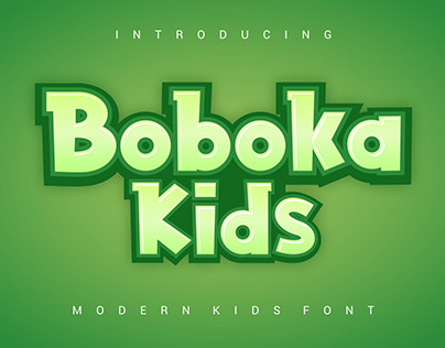 Boboka Kids Font