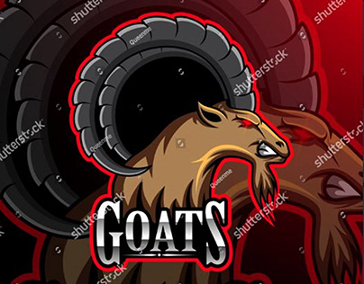 Goats esport mascot logo design