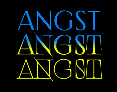 Angst — free variable font