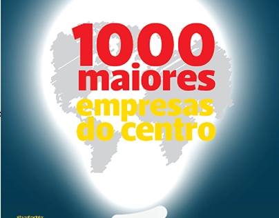 Cartaz Revista 1000 maiores 2015 - Diário as Beiras