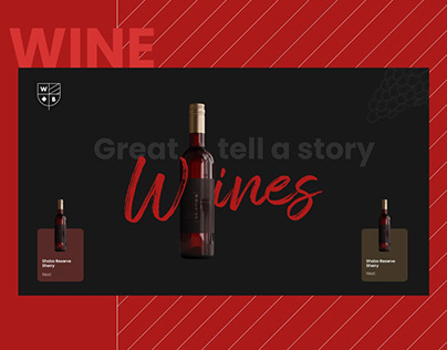 WB Wine Website UI/UX Design