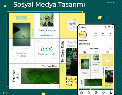 Lood Glasses - Alternatif Sosyal Medya Tasarımı