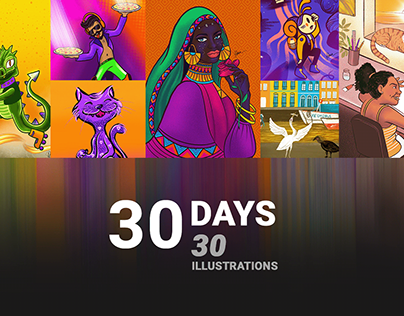 Project thumbnail - 30 days | 30 illustrations
