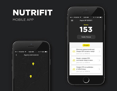 Nutrifit mobile App