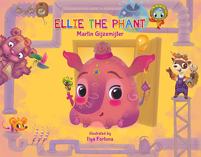 Illustrations for children's book Ellie the Phant