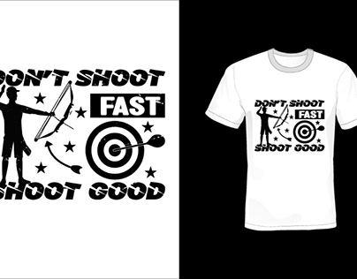 Archery t-shirt design template
