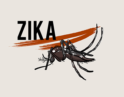 Zika virus illustration