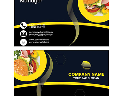 rastaurant business card