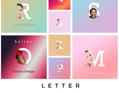 Letter Portrait Design
