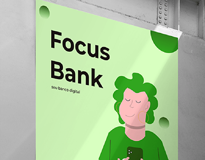 Focus Bank - Characters lllustration