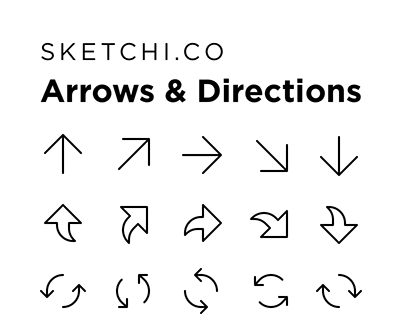 Arrow & Direction Icons