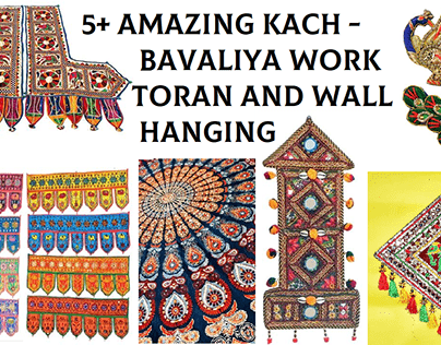5+ Amazing Kach Bavaliya Work Toran - Wall Hanging