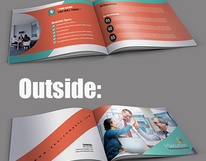 Business Bifold Square Brochure Bundle