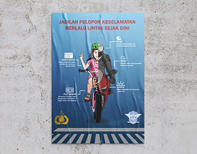Poster & Infografis Pelopor Keselamatan Lalu Lintas