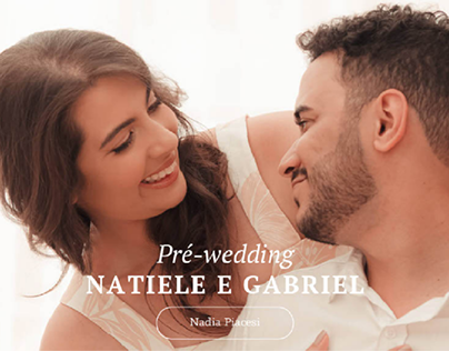 Pré-wedding Natiele e Gabriel