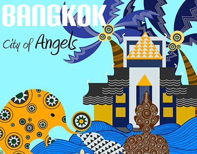 bangkok illustration