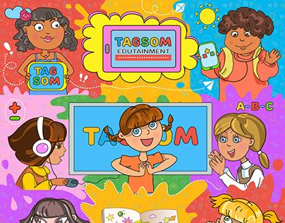 Illustrations for Tagsom kids application