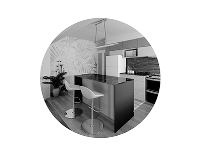 Diseño Interior Cocina - Proyecto Rondeau