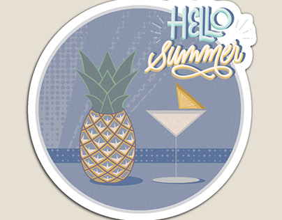A little pineapple summer in the feed