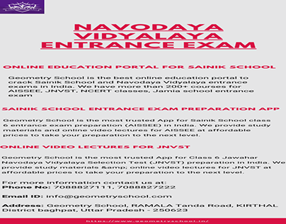 Navodaya Vidyalaya Entrance Exam