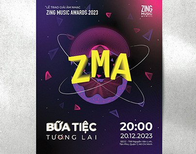 Thiết kế nhận diện sự kiện - ZING MUSIC AWARD 2023