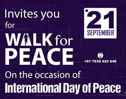Peace Day Printing Material