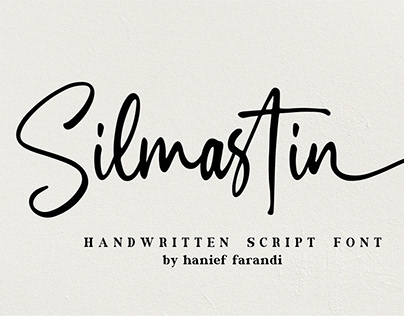 Silmastin - Handwritten Script Font
