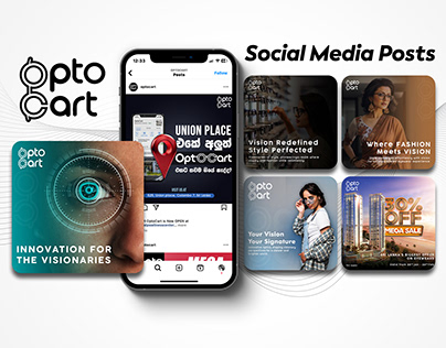 Opto Cart - Optical Store Social Media Posts