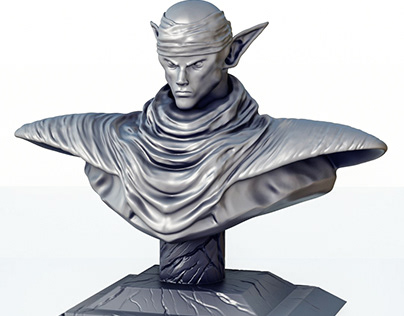 Piccolo Bust (3D Printing)