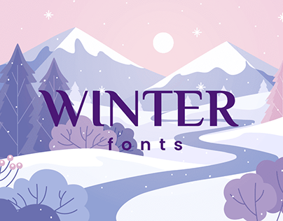 30+ Decorative Winter Fonts to Break The Ice