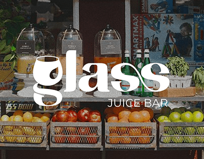 GLASS | juice bar | logo design